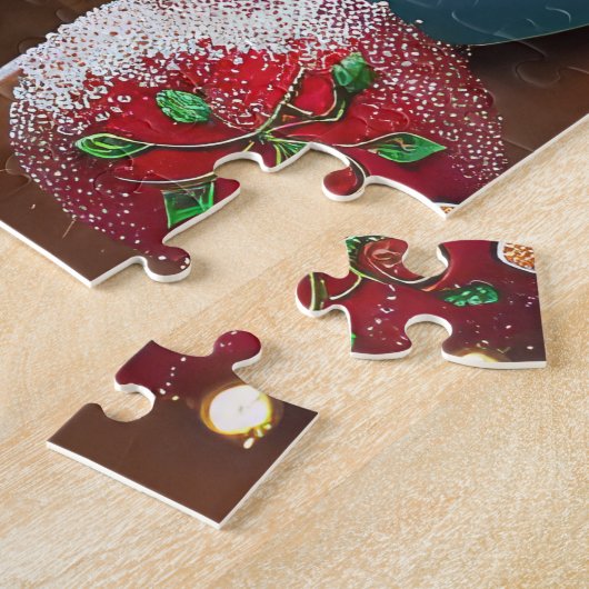 Irish Setter Holiday Baking: feestelijke kerstdage Legpuzzel (Zijkant)