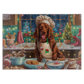 Irish Setter Holiday Baking: feestelijke kerstdage Snijplank (Voorkant)