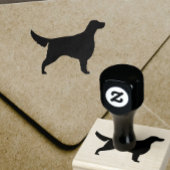 Irish Setter Hondenras Silhouette Rubberstempel