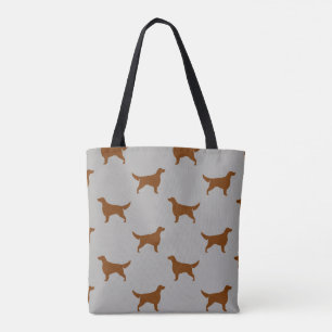 Irish Setter Hondenras Silhouettes Patterned Tote Bag