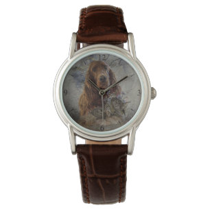 Irish Setter Horloge