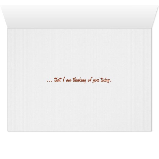 Irish Setter in winter denkt aan jou (Binenzijde Horizontaal (Onderkant))