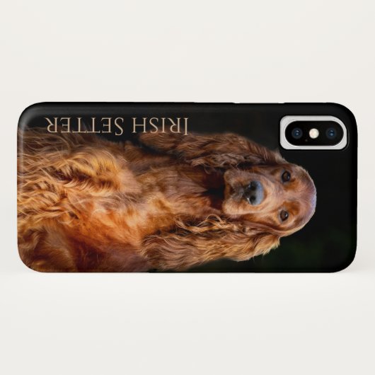 Irish Setter iPhone / iPad hoesje (Achterkant (horizontaal))
