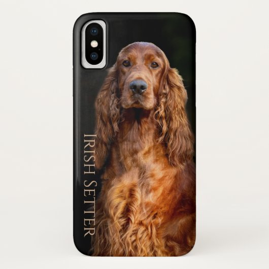 Irish Setter iPhone / iPad hoesje (Achterkant)
