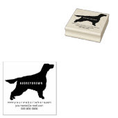 Irish Setter Ireland Dog Rubberstempel (Gestempeld)