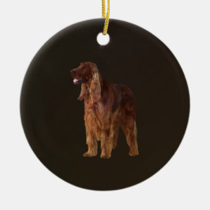 Irish Setter Keramisch Ornament