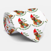 Irish Setter kerstcadeautjes Stropdas (Opgerold)