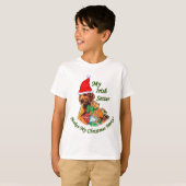 Irish Setter kerstcadeautjes T-shirt (Voorkant volledig)