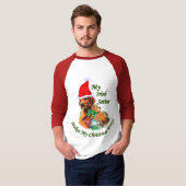 Irish Setter kerstcadeautjes T-shirt (Voorkant volledig)