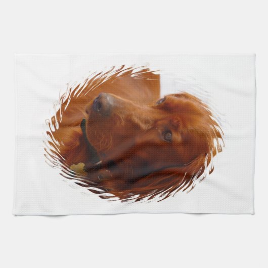 Irish Setter Kitchen Towel Theedoek (Horizontaal)