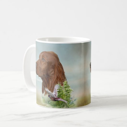Irish Setter Koffiemok (Voorkant links)