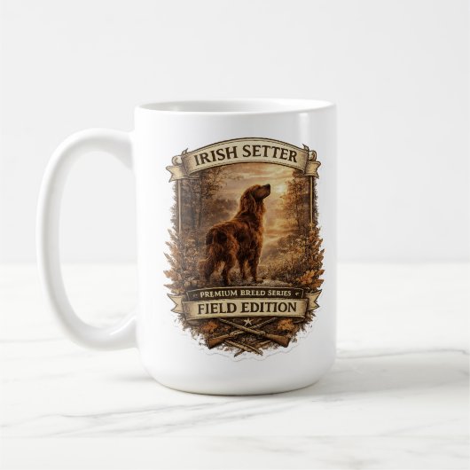 Irish Setter Koffiemok (Links)