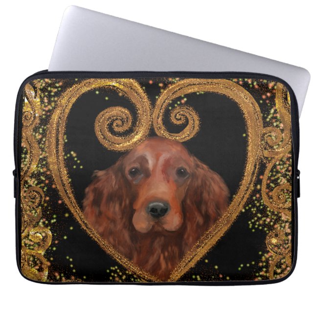 IRISH SETTER LAPTOP SLEEVE (Voorkant)