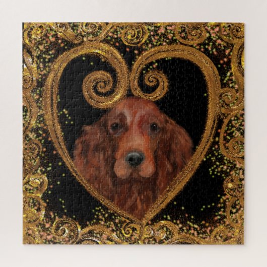 IRISH SETTER LEGPUZZEL (Verticaal)