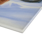 Irish Setter liet het sneeuwen Kerstmis Snijplank (Hoek)