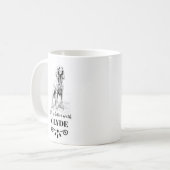 Irish Setter Life is beter met Custom Dog Name Koffiemok (Voorkant links)