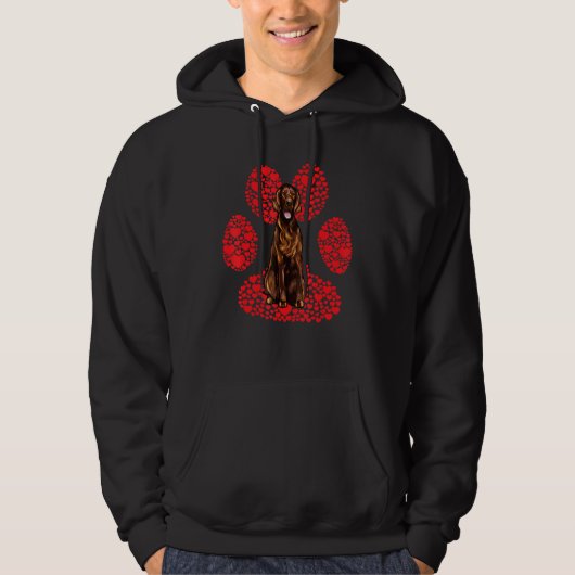 Irish Setter Love Pata Hoodie (Voorkant)