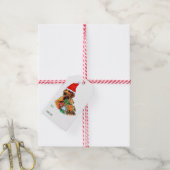 Irish Setter Lovers Kerstmis Cadeaulabel (Met Touw)