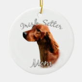Irish Setter Ma 2 Keramisch Ornament (Voorkant)
