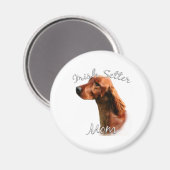 Irish Setter Ma 2 Magneet (Voorkant / Achterkant)