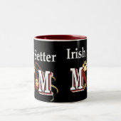 Irish Setter Ma Gifts Tweekleurige Koffiemok (Center)