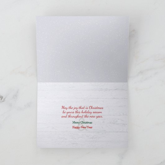 Irish Setter met Snowman Feestdagen Kaart (Binnen)