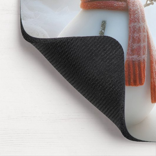 Irish Setter met Snowman Muismat (Hoek)