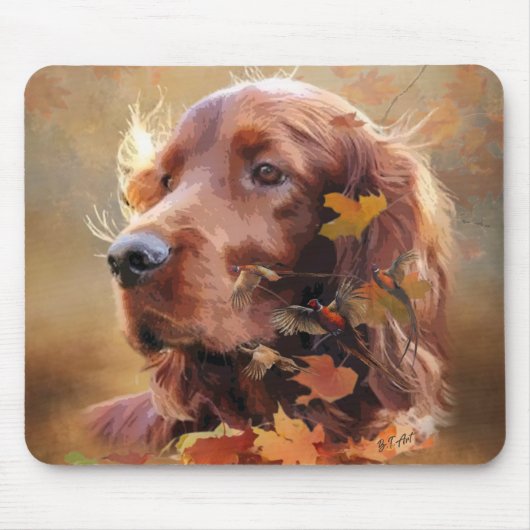 Irish Setter Muismat (Voorkant)