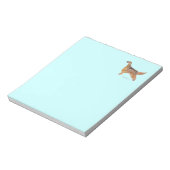 Irish Setter Notitieblok (Linkerzijde)