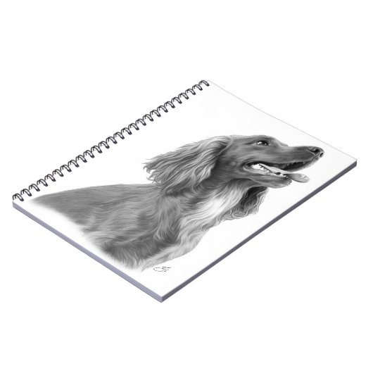 Irish Setter Notitieboek (Linkerzijde)