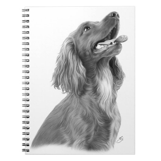 Irish Setter Notitieboek (Voorkant)
