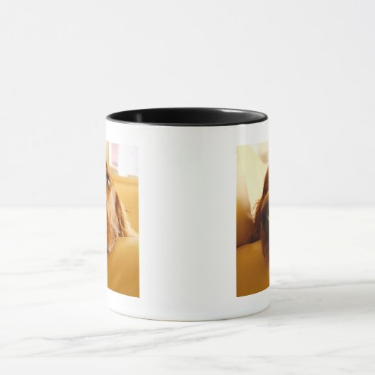 Irish Setter op sofa Mok (Midden)