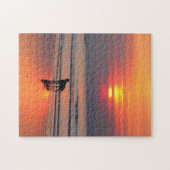 Irish Setter op Sunset on Irish Zee Puzzle Legpuzzel (Horizontaal)