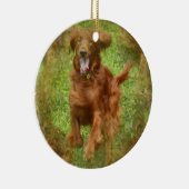 Irish Setter Ornament (Rechts)