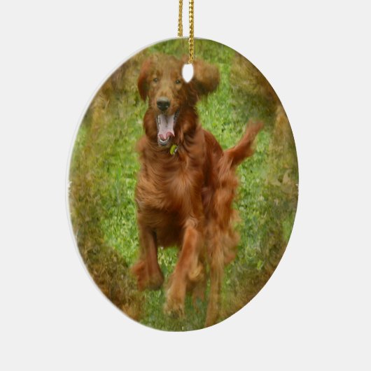 Irish Setter Ornament (Rechts)