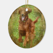 Irish Setter Ornament (Links)