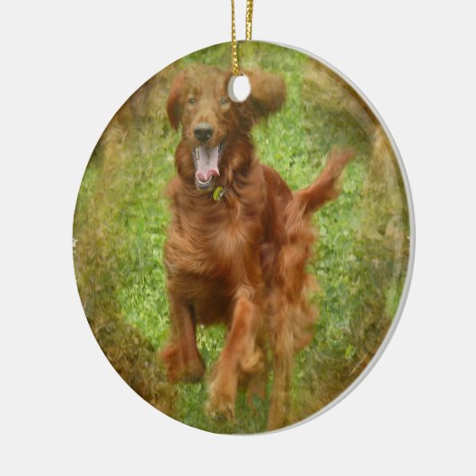 Irish Setter Ornament (Links)