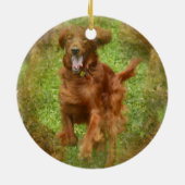 Irish Setter Ornament (Achterkant)