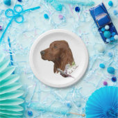 Irish Setter Papieren Bordje (Feest)