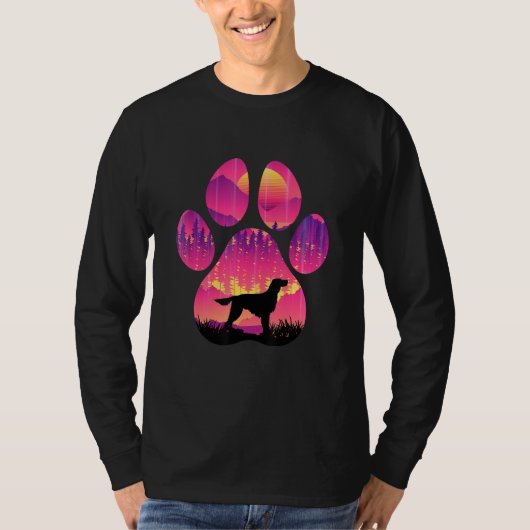 Irish Setter Paw Mom Dad Dog  Women Men T-shirt (Voorkant)