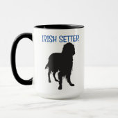Irish Setter Personalized Two-Sided Mok (Links)