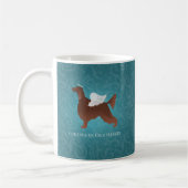 Irish Setter Pet Memorial Angel Dog Design Koffiemok (Links)