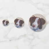 Irish Setter Puppy Birthday Confetti (Voorkanten)