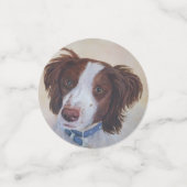 Irish Setter Puppy Birthday Confetti (Kleine voorkant)