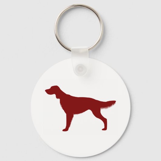 Irish Setter (rood) Sleutelhanger (Voorkant)