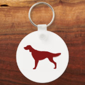 Irish Setter (rood) Sleutelhanger (Voorkant)