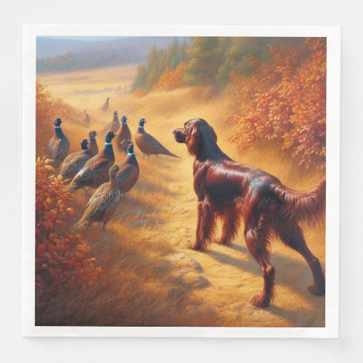 Irish Setter Servet (Voorkant)