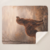 Irish Setter Sherpa Deken (Voorkant (horizontaal))