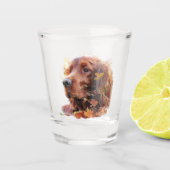Irish Setter Shot Glas (Voorkant)