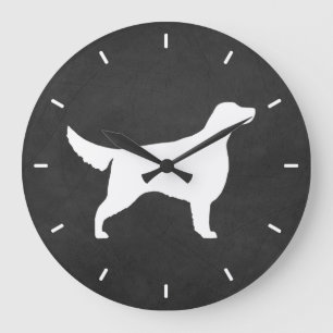 Irish Setter Silhouette Grote Klok